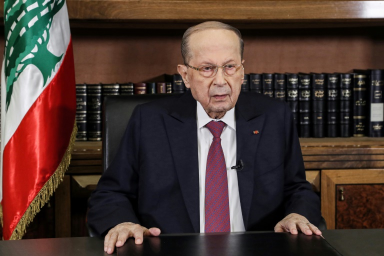 Lebanese president says government blockage must end