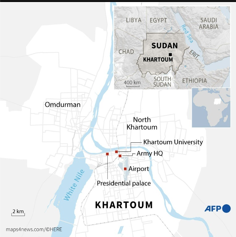 Sudan forces seal Khartoum ahead of new anti-coup rall