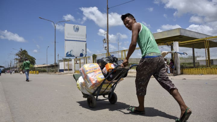 Recycling police patrol Venezuela’s streets