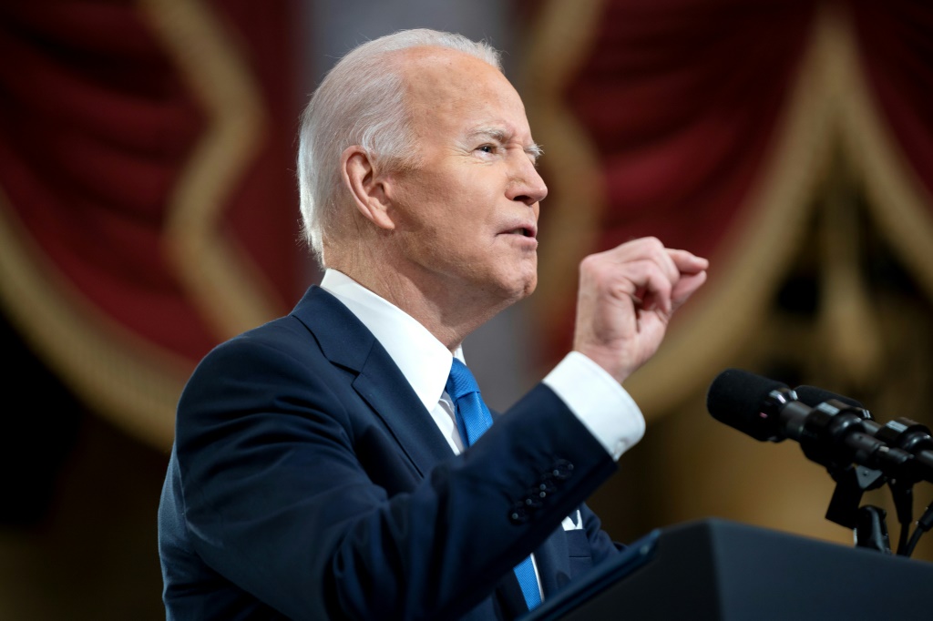 Biden assails Trump in speech marking anniversary of Capitol riot