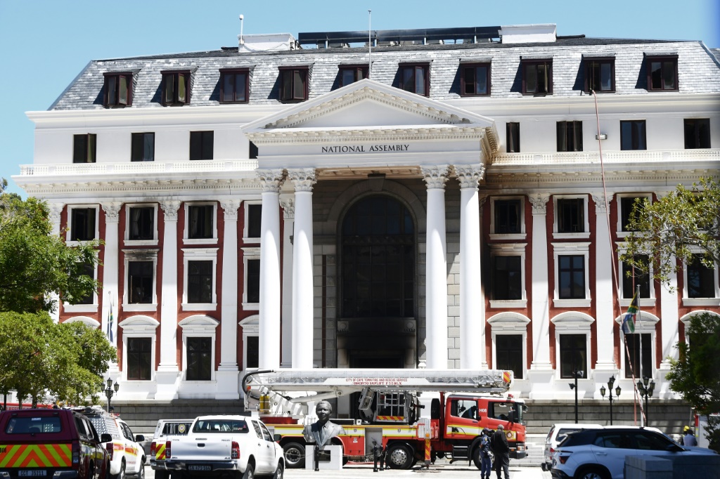 Parliament fire shifts S.Africa state-of-the-nation to backup venue