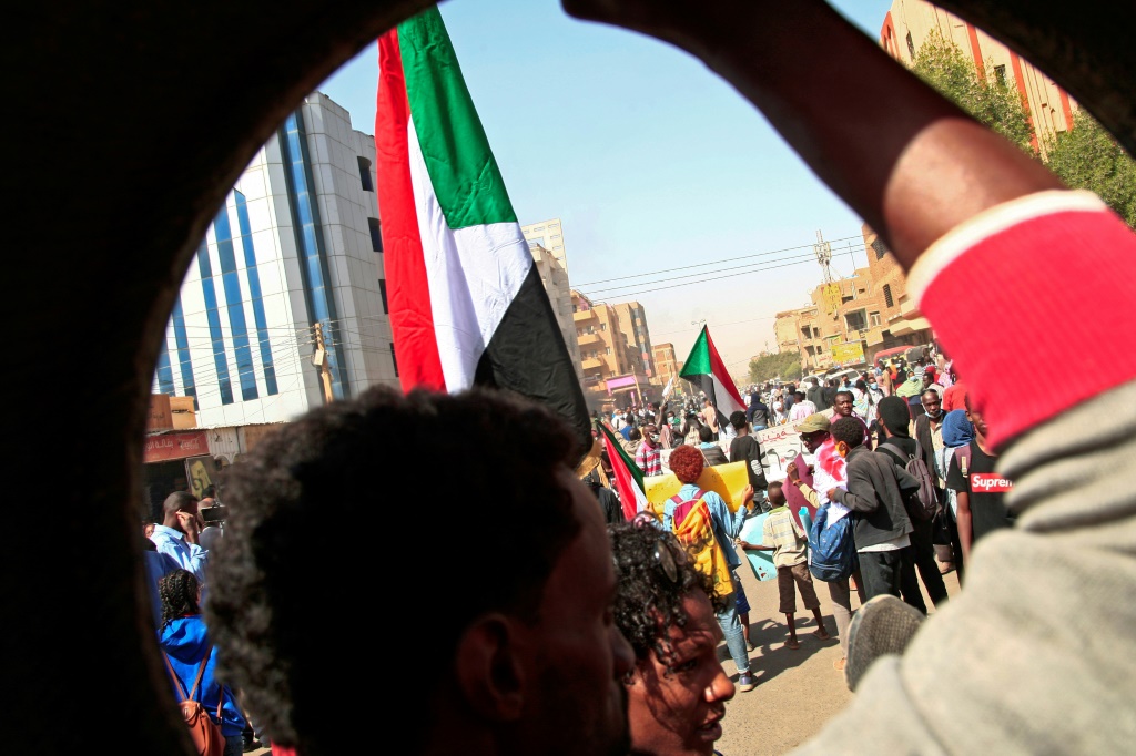 Tear gas fired at thousands rallying in Sudan against coup