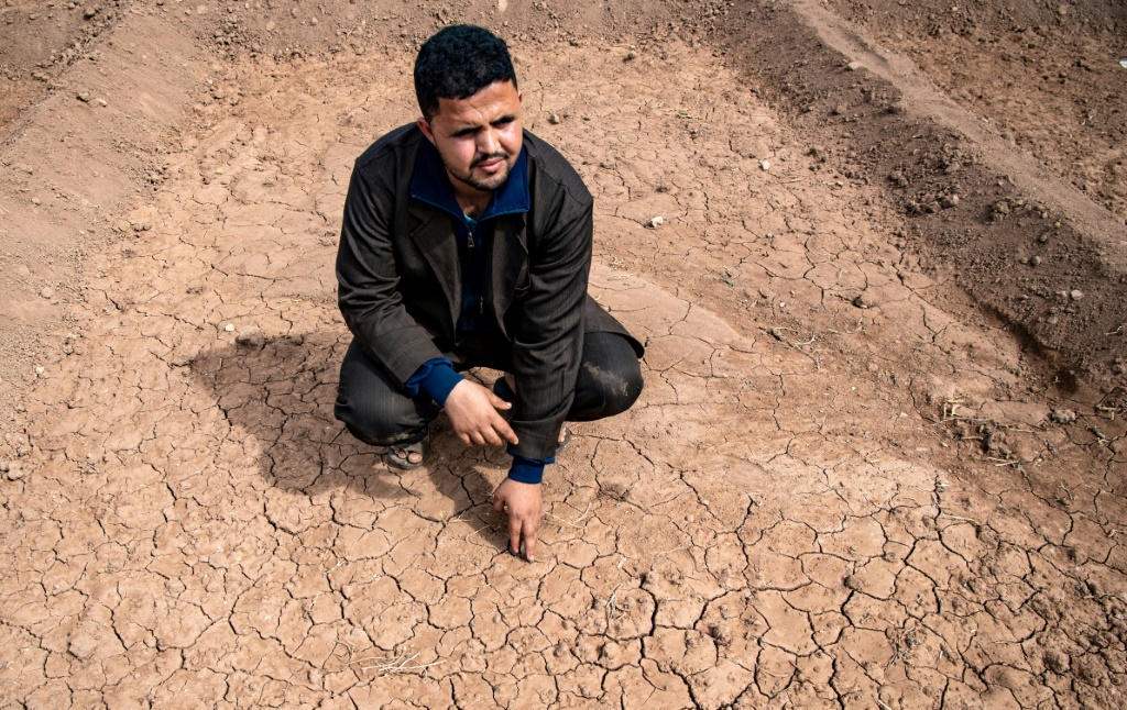 Mosque-goers pray for rain in drought-scorched Morocco