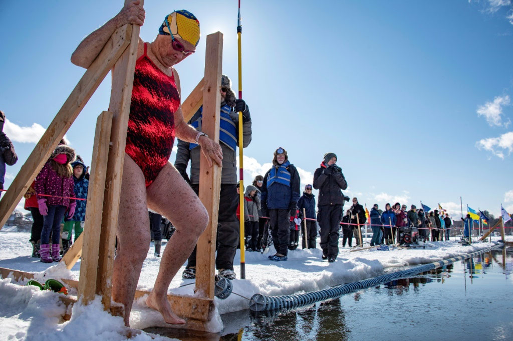 Ice day for a swim: Braving America’s ice water ‘Olympics’