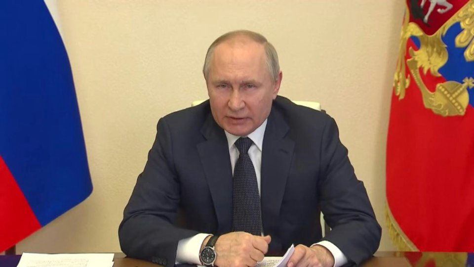 Putin likens West’s sanctions on Russia to ‘anti-Semitic pogroms’