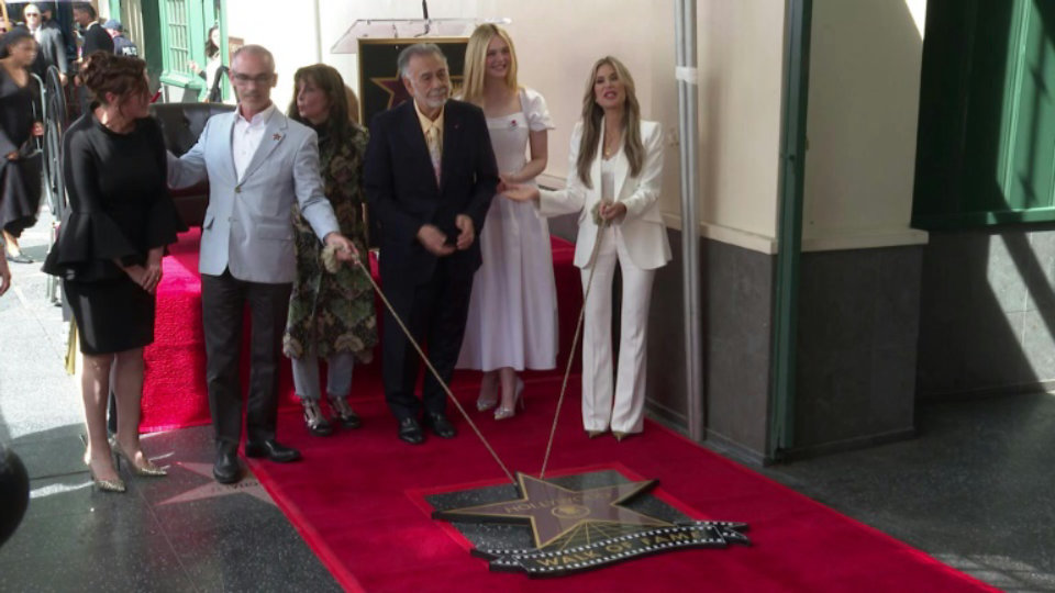 Coppola gets Walk of Fame star 50 years after The Godfather