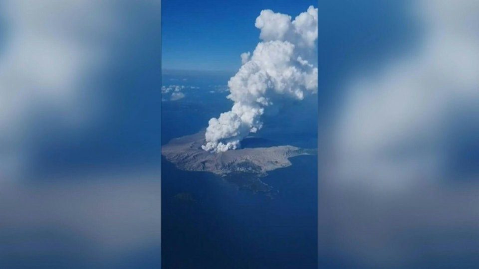 Smoke billows from Philippines’ Taal volcano