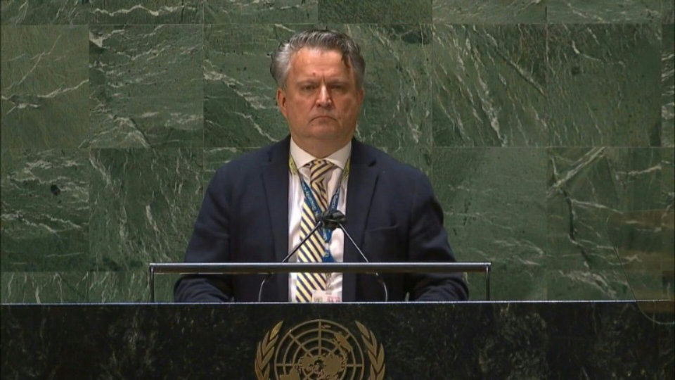 Ukraine UN envoy accuses Russia of ‘genocide’