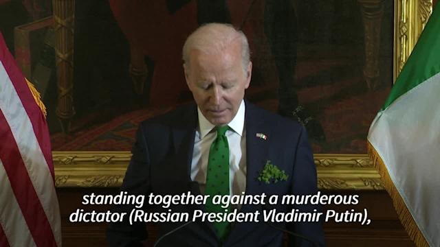 Ireland standing against ‘pure thug’ Putin: Biden