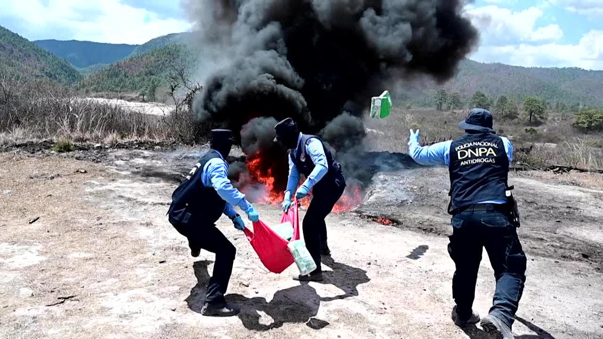 Honduras burns more than 8 tonnes of cocaine seized from cartels