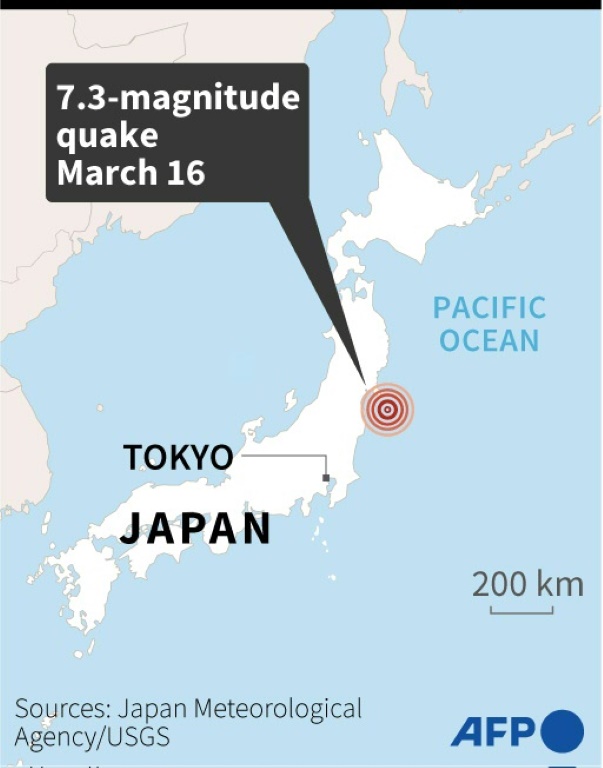 Powerful quake rattles Japan, tsunami advisory issued