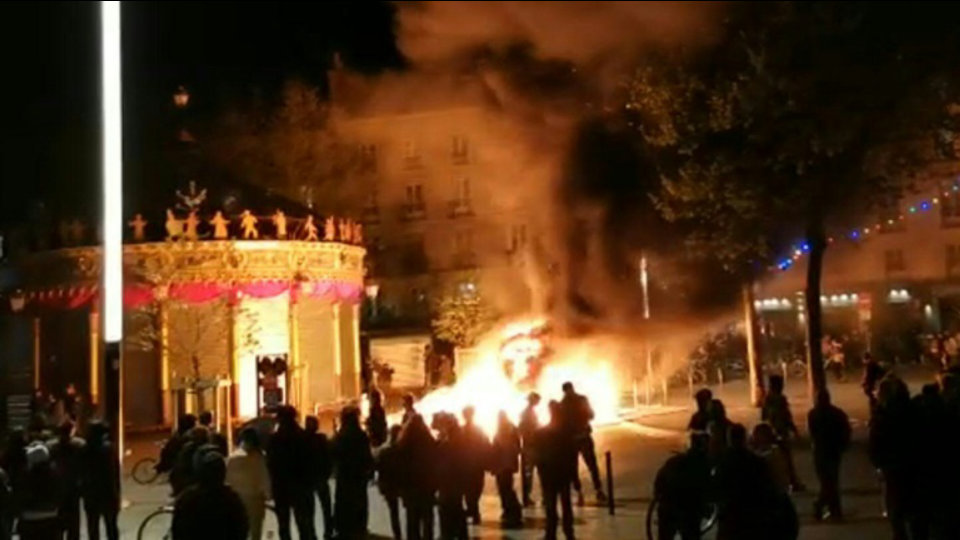 French elections: Protesters gather in Rennes