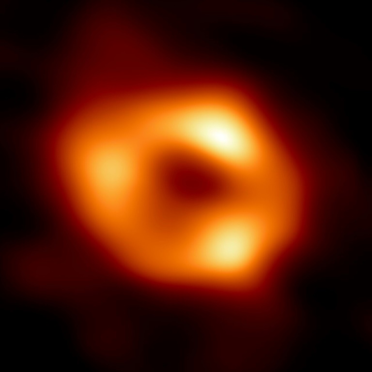 Astronomers reveal first image of black hole at Milky Way’s centre