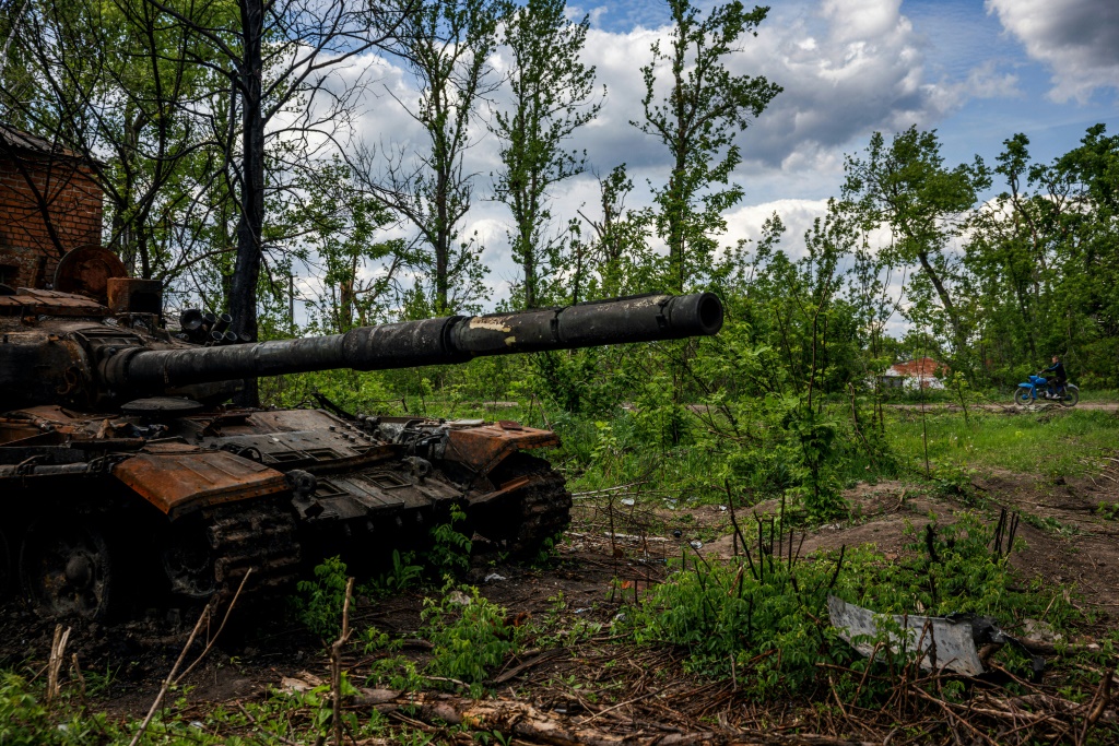 Russia’s hastily abandoned positions near Kharkiv