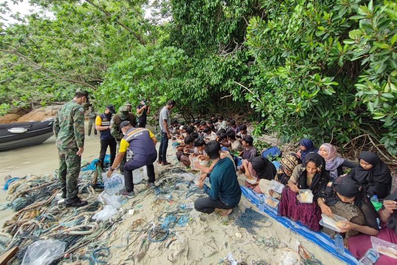 Police say nearly 60 Rohingya found abandoned on Thai island