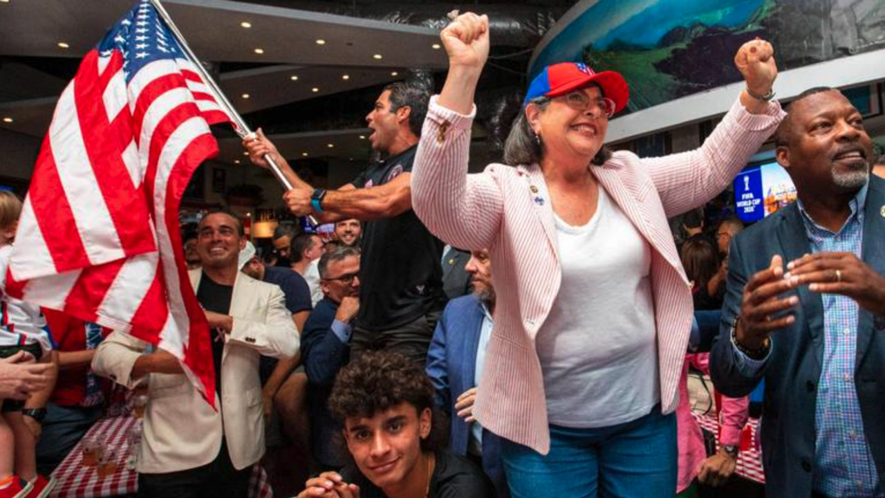 City officials and fans celebrate as Miami named World Cup 2026 host city