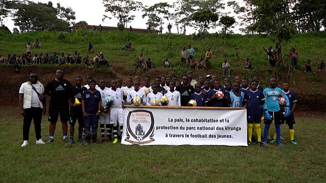 Football keeps youth away from guns in DRCongo’s Virunga National Park