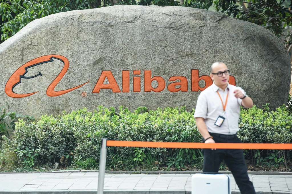 Alibaba quarterly revenue flat for first time ever in June