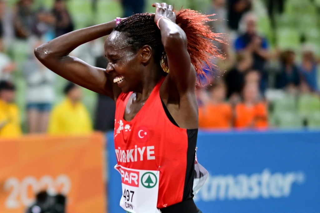 Turkey’s Kenyan-born Can wins second European 10,000m title