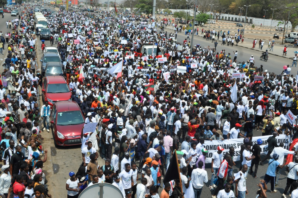 Several thousand protest Angola’s disputed vote result