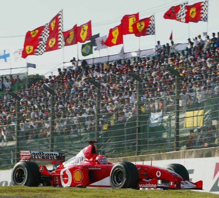 Schumacher’s 2003 F1-winning Ferrari up for auction