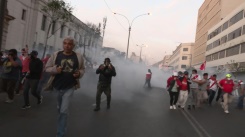 Thousands march in Peru calling for president’s resignation