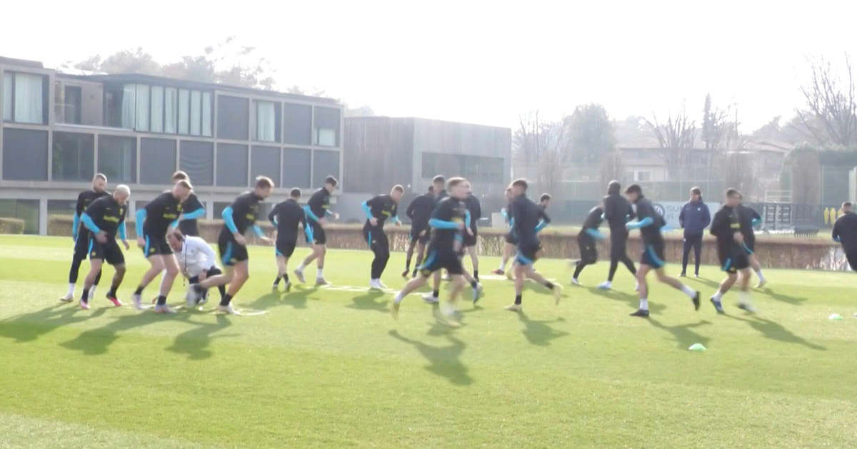 Inter Milan train on eve of Champions League clash against Porto