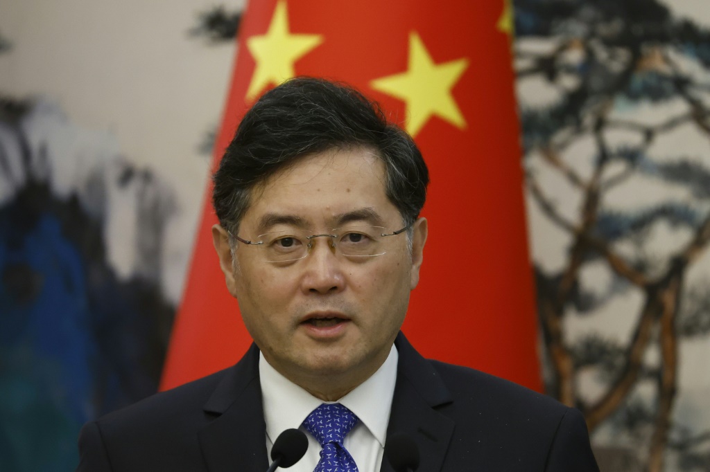 Chinese foreign minister Qin Gang removed from office