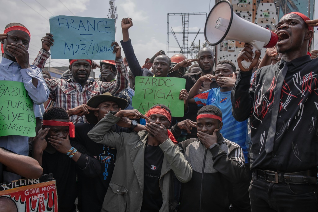 Protest against Rwanda, West in key DR Congo city