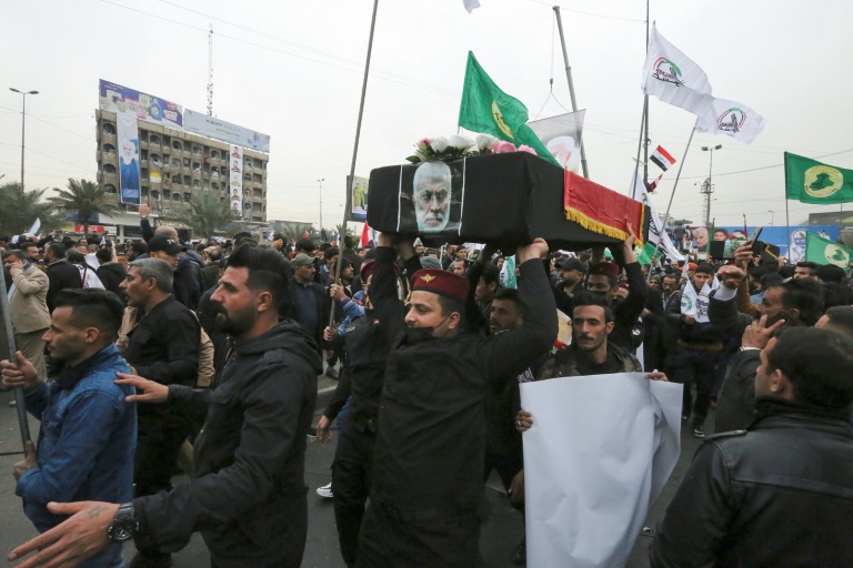 Thousands rally in Iraq to mark 2020 killing of Iran general